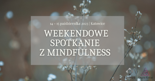 WEEKENDOWE SPOTKANIE Z MINDFULNESS
