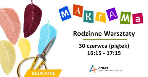 Makrama - zawieszki listeczki - bezpłatne warsztaty