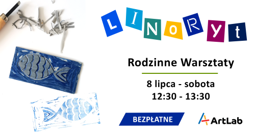 Podstawy linorytu - bezpłatne warsztaty / 8 lipca / godzina 12:30-13:30