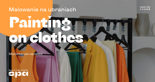 🇵🇱 🇺🇦 🇬🇧 Malowanie na ubraniach w duchu zero-waste | Малювання на одязі | Painting on clothes