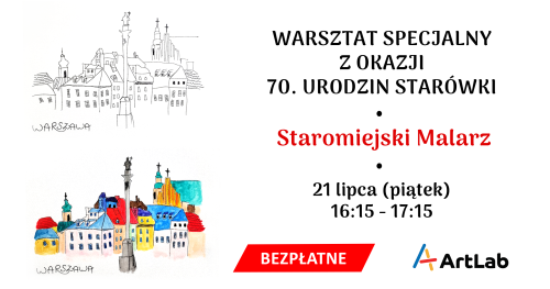 Staromiejski Malarz / akwarele - warsztaty - bezpłatne