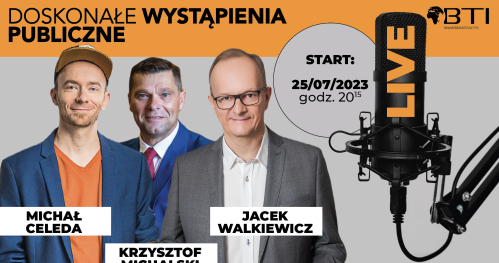 Bezpłatny LIVE z Jackiem Walkiewiczem - Doskonałe wystąpienia publiczne