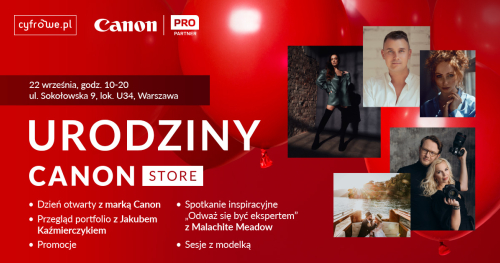 Przegląd portfolio, Jakub Kaźmierczyk - Urodziny Canon Store