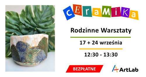 Miski i czarki - bezpłatne warsztaty / 17 + 24 września / 12:30-13:30