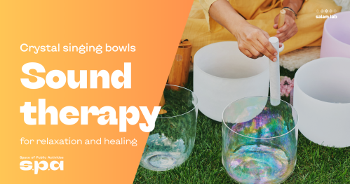 🇬🇧 Sound therapy: Crystal singing bowls for relaxation and healing