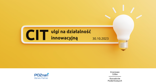 CIT - ulga na działalność innowacyjną