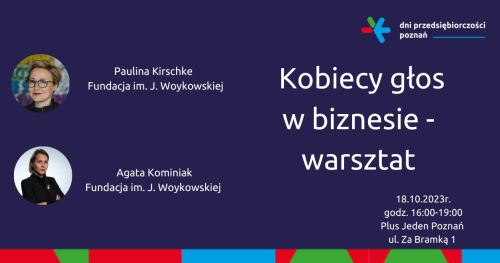Kobiecy głos w biznesie - warsztat