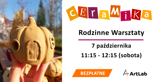 Ceramiczne dynie - bezpłatne warsztaty / 7 października / 11:15-12:15
