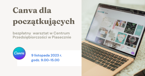Bezpłatny warsztat "Canva dla początkujących"