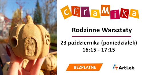 Ceramiczne dynie - bezpłatne warsztaty / 23 października / 16:15-17:15