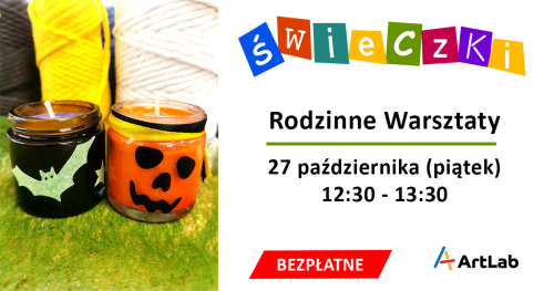 Robimy świece sojowe na Halloween - bezpłatne warsztaty dla dzieci i dorosłych