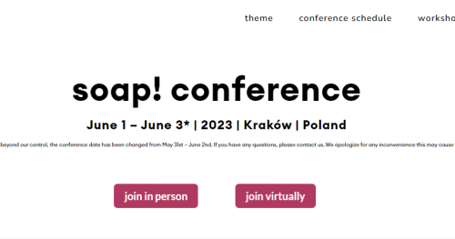 soap! 2024 | the best content conference | VIRTUAL