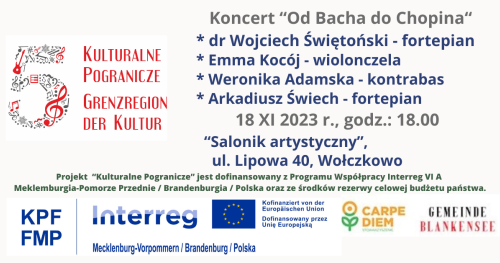 Kulturalne Pogranicze - Koncert "Od Bacha do Chopina"