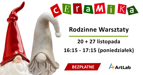 Skrzaty - Bezpłatne warsztaty ceramiczne / 20 i 27 listopada / godzina 16:15-17:15