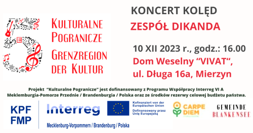 Kulturalne Pogranicze - Koncert Kolęd w Mierzynie