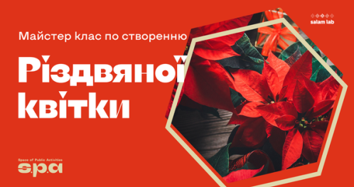 🇺🇦 12+ | Майстер-клас по створенню різдвяної квітки | Warsztaty z tworzenia Bożonarodzeniowego kwiatu | Workshop on creating a Christmas flower