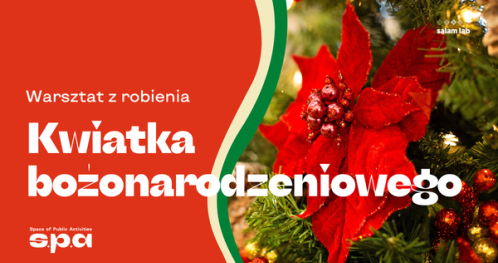 🇺🇦 12+ | Майстер-клас по створенню різдвяної квітки | Warsztaty z tworzenia Bożonarodzeniowego kwiatu | Workshop on creating a Christmas flower