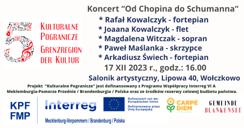 Kulturalne Pogranicze - Koncert od Chopina do Schumanna