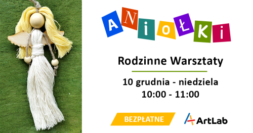 Makrama - aniołki - bezpłatne warsztaty