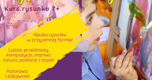 SZTUKA DLA DZIECI - zajęcia z rysunku 6+
