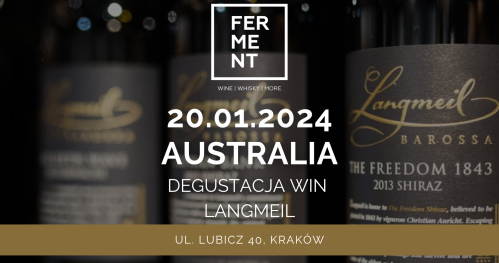 Degustacja win z Australii od producenta Langmeil