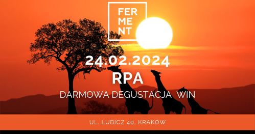 Darmowa degustacja win z RPA