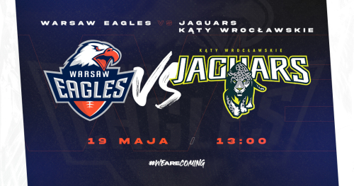 Mecz futbolu amerykańskiego PFL1: Warsaw Eagles - Jaguars Kąty Wrocławskie