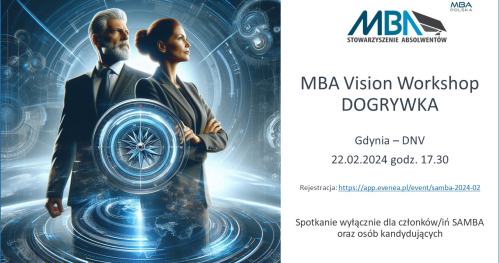 MBA Vision Workshop. DOGRYWKA.