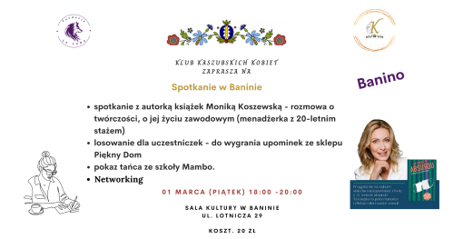 Klub Kaszubskich Kobiet - spotkanie w Baninie