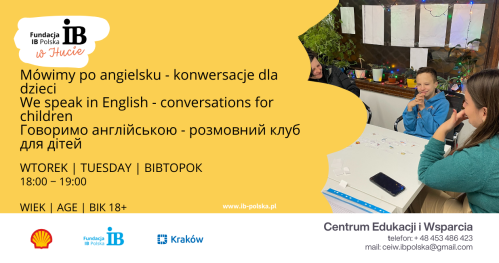 Mówimy po angielsku - konwersacje dla dzieci | We speak in English - conversations for children | Говоримо англійською - розмовний клуб для дітей