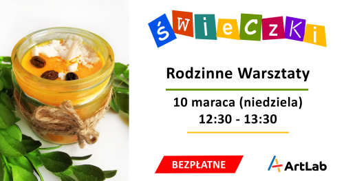 Robimy świece sojowe - bezpłatne warsztaty dla dzieci i dorosłych