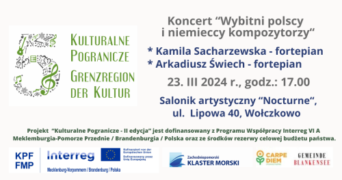 Kulturalne Pogranicze. Koncert "Wybitni polscy i niemieccy kompozytorzy"