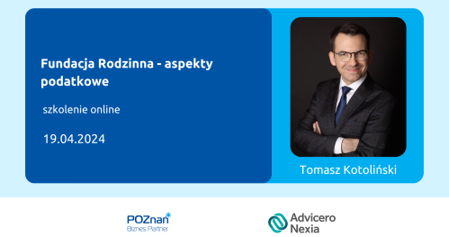 Fundacja Rodzinna - aspekty podatkowe