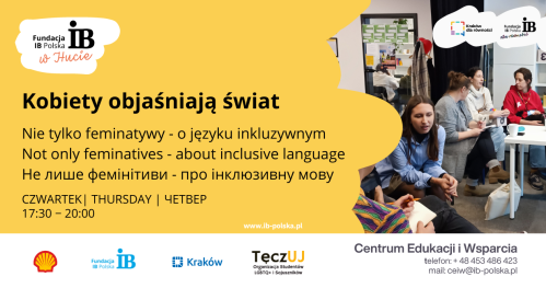 Nie tylko feminatywy - o języku inkluzywnym | Not only feminatives - about inclusive language | Не лише фемінітиви - про інклюзивну мову