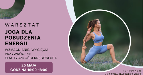 Warsztat: Joga dla pobudzenia energii🧘‍♂️