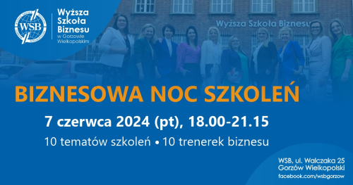 BIZNESOWA NOC SZKOLEŃ