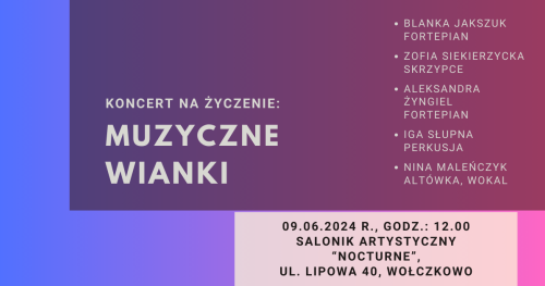 Koncert na życzenie: "Muzyczne wianki".
