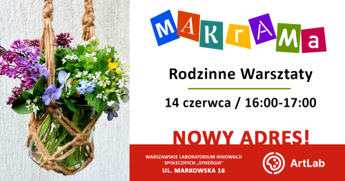 Moja Makrama - rodzinne warsztaty - bezpłatne