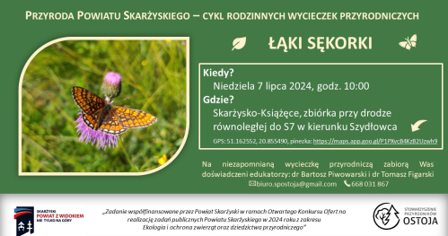 Przyroda Powiatu Skarżyskiego - ŁĄKI SĘKORKI