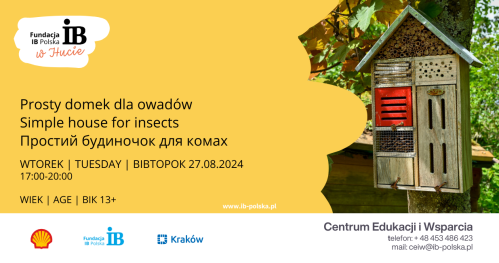 Prosty domek dla owadów | Simple house for insects | Простий будиночок для комах