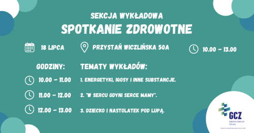 Bezpłatne wykłady - "Spotkania zdrowotne"