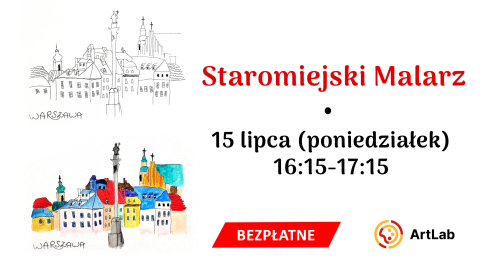Staromiejski Malarz / akwarele - warsztaty - bezpłatne