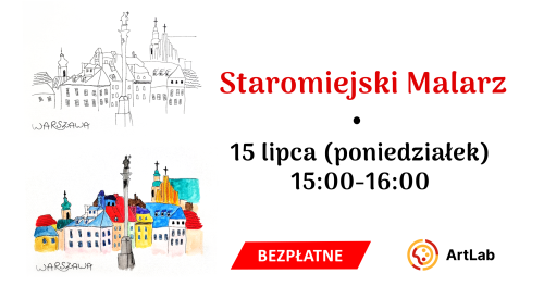 Staromiejski Malarz / akwarele - warsztaty - bezpłatne
