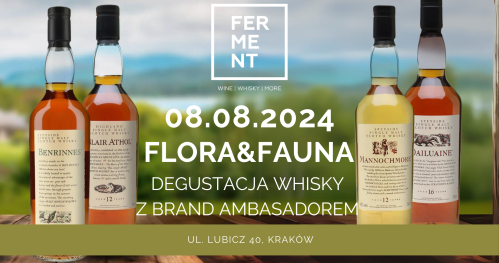 Degustacja whisky z serii Fauna&Flora z brand ambasadorem
