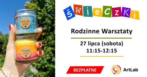 Robimy świece sojowe - bezpłatne warsztaty dla dzieci i dorosłych
