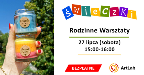Robimy świece sojowe - bezpłatne warsztaty dla dzieci i dorosłych