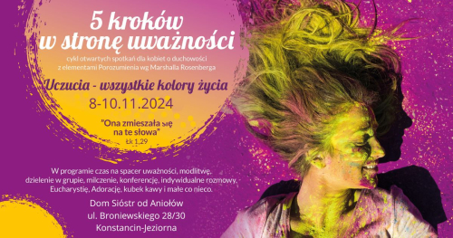 "5 kroków w stronę uważności" - Uczucia - wszystkie kolory życia