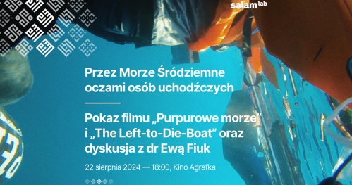 Przez Morze Śródziemne oczami osób uchodźczych. Pokaz filmowy oraz dyskusja.