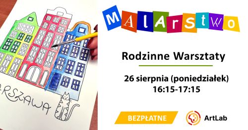 Akwarelowa pocztówka z Warszawy - warsztaty - bezpłatne