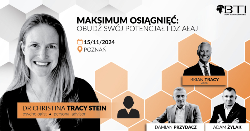 MAKSIMUM OSIĄGNIĘĆ: OBUDŹ SWÓJ POTENCJAŁ I DZIAŁAJ - WARSZTAT CHRISTINY TRACY STEIN & BRIAN TRACY VIDEO